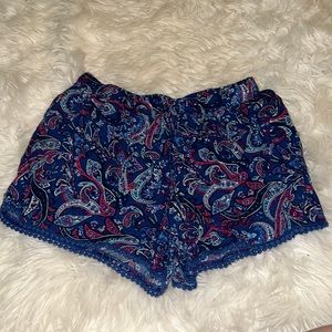 paisley flowy shorts!